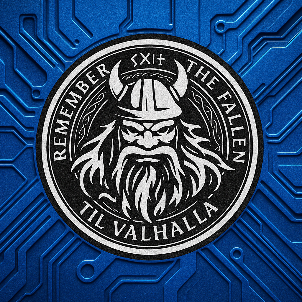 Odin Til Valhalla Glas Untersetzer - entworfen durch 3D DRUCKER SCHMIEDE